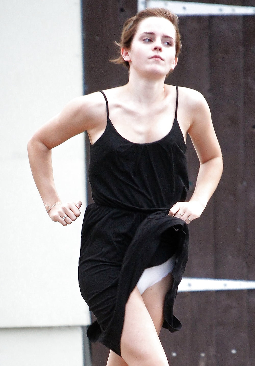 Emma Watson Upskirt Flash