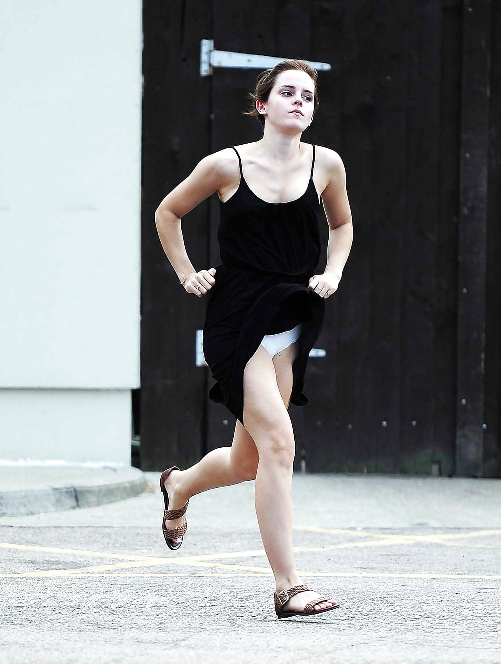 Emma Watson Upskirt Flash