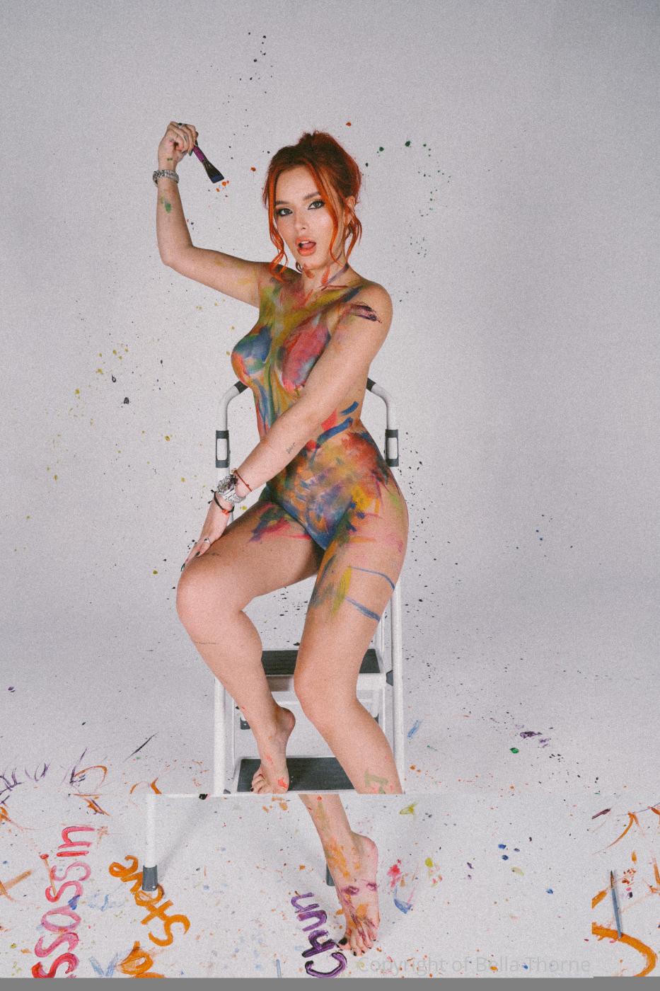 Bella Thorne Nude Body Paint Onlyfans Photos Leaked