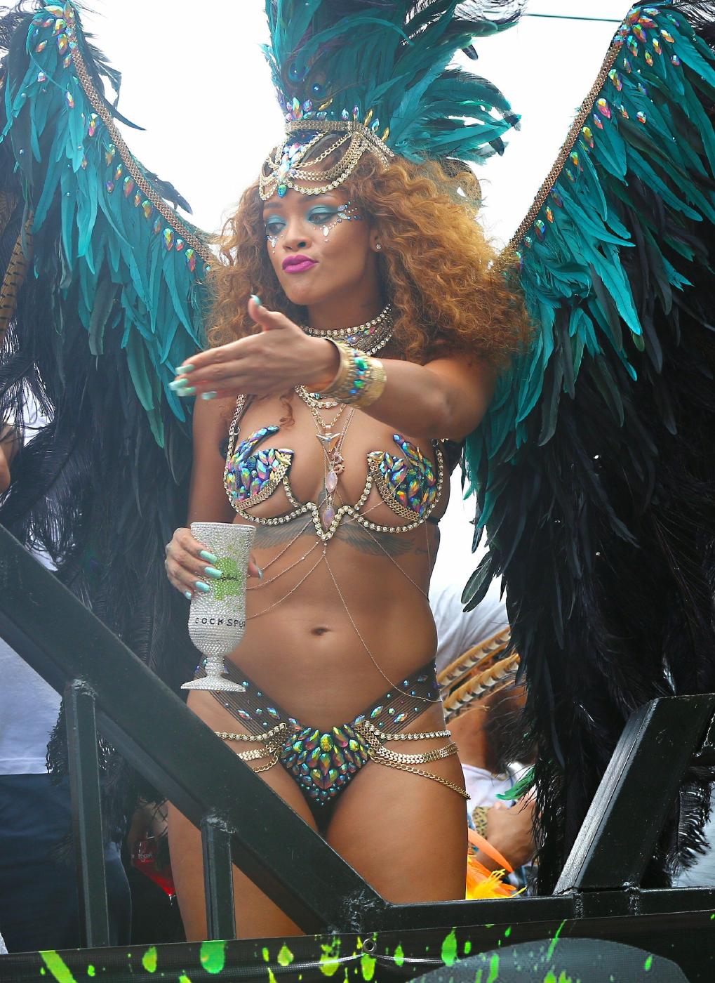 Rihanna Nip Slip Public Bikini Festival Photos Leaked 61