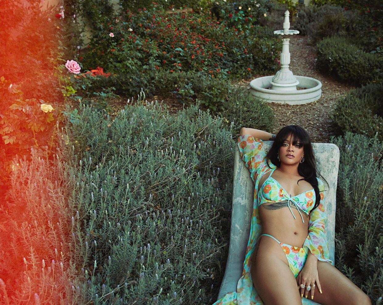 Rihanna Picnic Thong Bikini Photoshoot Set Leaked